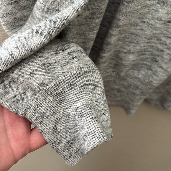 J. Crew Heathered Gray Pullover Crewneck Sweatshirt Men's Large XL - Picture 2 of 5